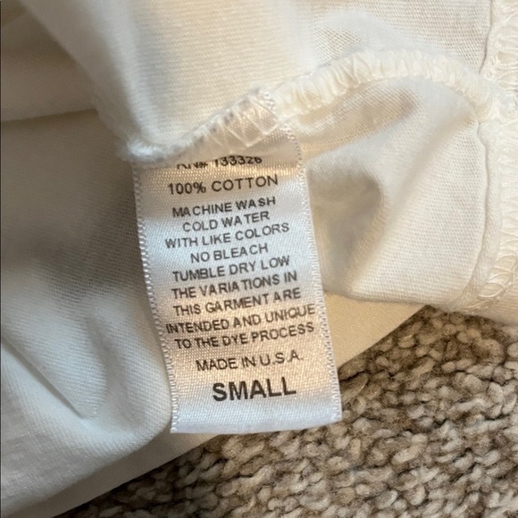 Anthropologie White Support Live Music Tee - Picture 5 of 5